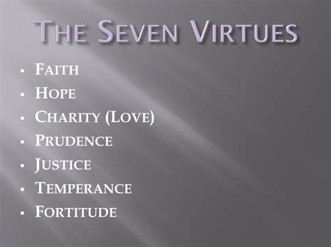 charity virtue|7 virtues list.